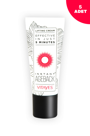 5x - INSTANT AGEBACK Yaslanma Karsiti Anti-Aging Yüz Kremi 7ML - Aninda Etkili